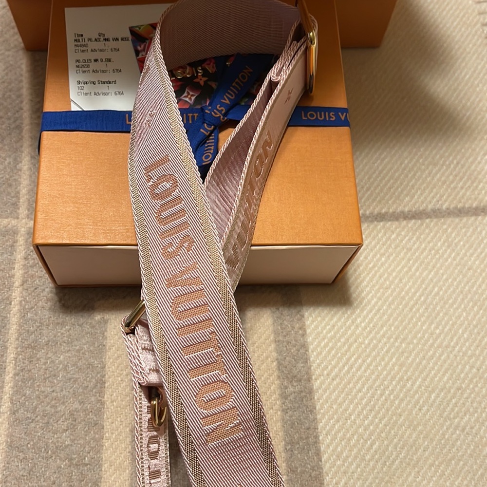 Louis Vuitton Multi Pochette Accessories Rose Pink Strap - Picture 5 of 11